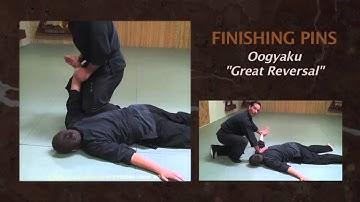 Ninjutsu Finishing Pin - Ninja Training Free Video - Blackbelt Course Excerpt