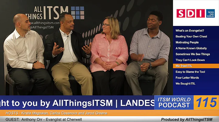 ITSM Global Podcast  #SMFUSION15  Anthony Orr  @An...