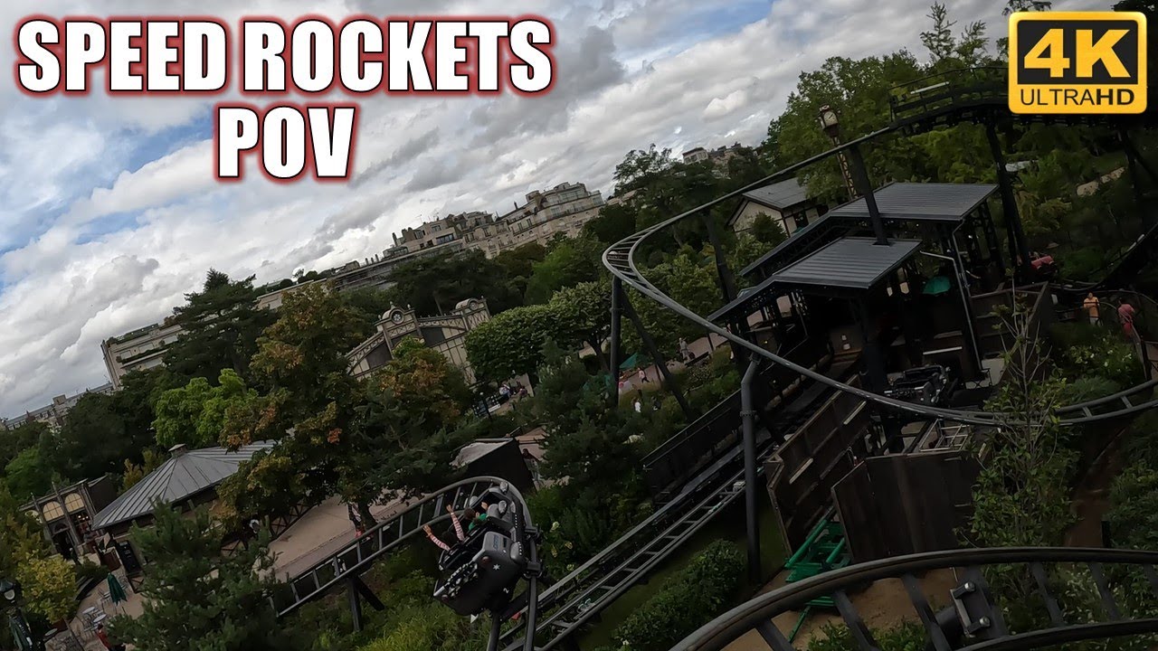 Speed Rockets Colour Speed Rockets POV (Front Row, 4K 60FPS), Jardin d'Acclimatation ...