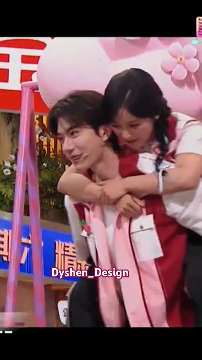 Super Sweet Moment of Shenyue and Linyi for Promote Smile Code #shenyue #linyi #smilecode