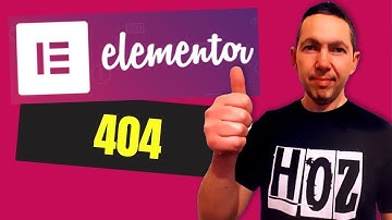 Elementor 404 Page Tutorial (Elementor Pro)