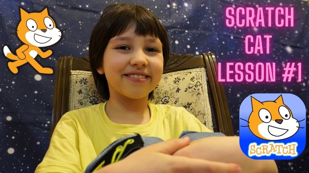 Scratch Cat lesson #1 | Meet Scratch Cat & Begin a Simple Game - YouTube