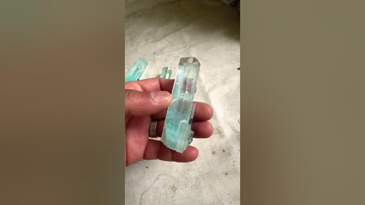 Beautiful aquamarine crystal from Skardu Pakistan #music #remix #newsong #song #cover #aquamarine