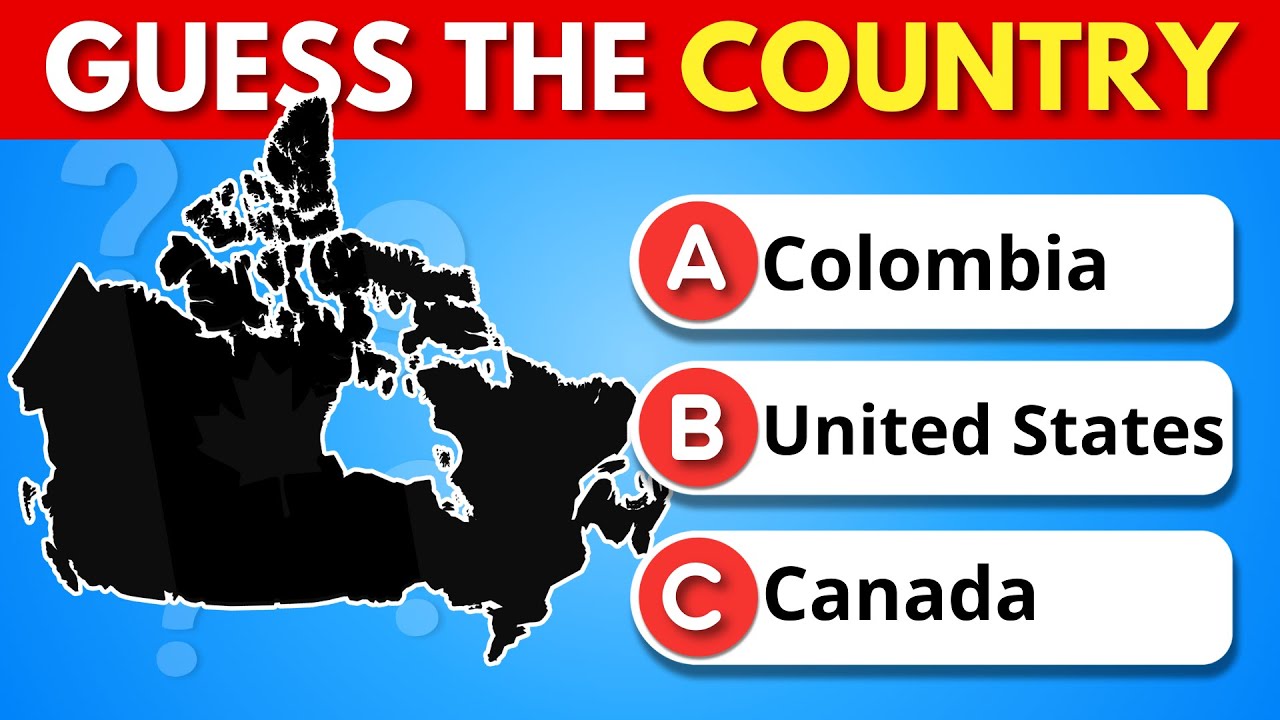 Can You Guess the Country by Its Shape? | Geography Quiz Challenge ...