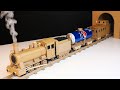 How to Make a Steam Train  | Cardboard Steam Train and Caboose | Cans of pepsi Tanker Train