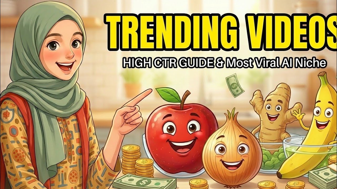 AI Viral Video Formula 🔥 Talking Fruit & Food Videos