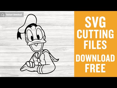 Donald Duck Svg Free Cut Files for Cricut Silhouette Free Download