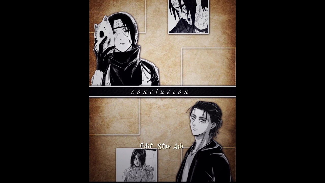 Itachi vs Eren | Better written | Old One 🙂 #anime#shorts