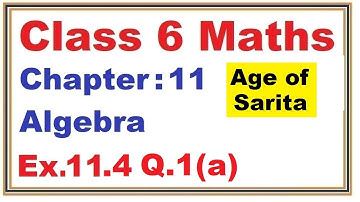 Ex.11.4 (Q.1) {a} Chapter:11 Algebra | Ncert Maths Class 6 | Cbse