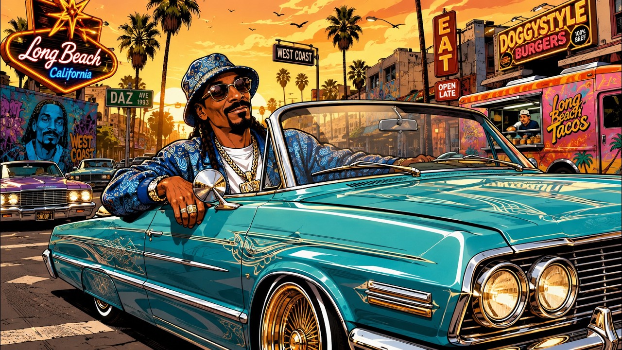 Snoop Dogg, Wiz Khalifa – G Funk West Coast Rap Mix | 90s G-Funk
