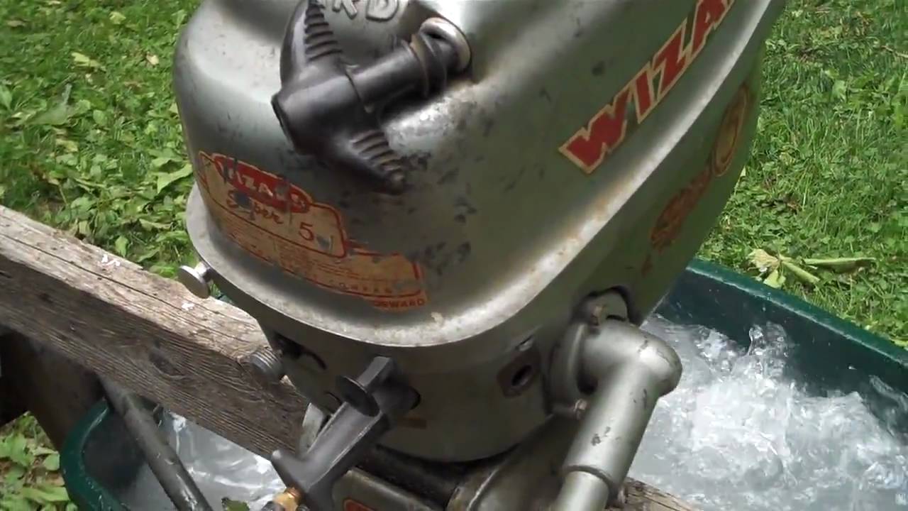 1956 Wizard WH6 Outboard YouTube
