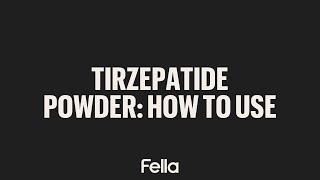 tirzepatide powder shelf life Tirzepatide Powder How to Use: FDA-Approved Safety Guide