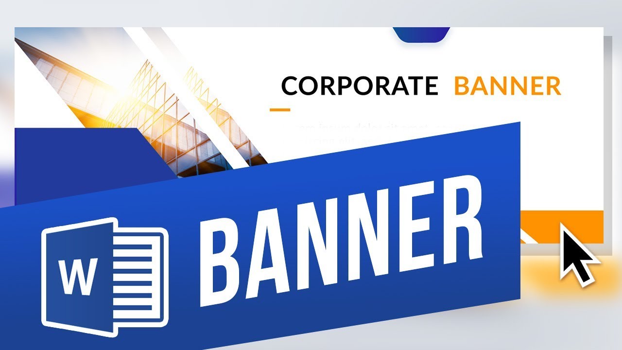 How to make a  banner, Microsoft Create