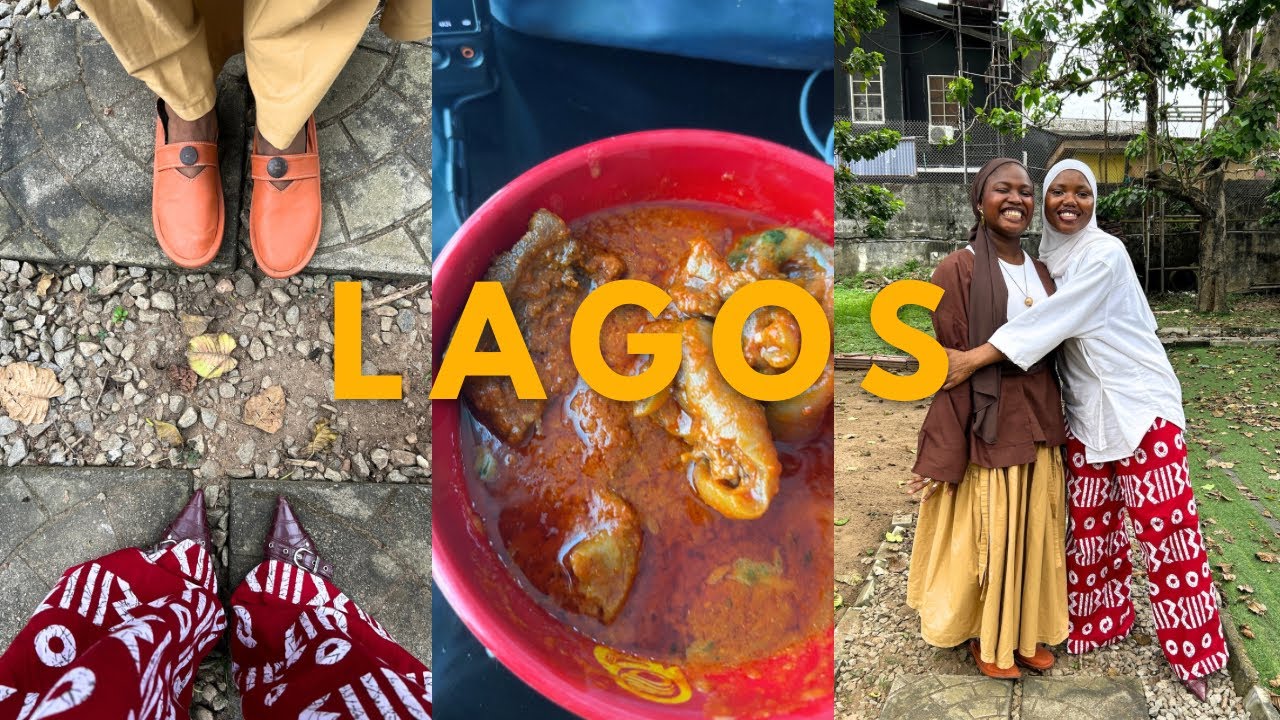 being a girl in Lagos pt. 1 🇳🇬 | amala date, bookshelf tour, fruit shopping, girl dates
