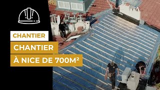 Chantier référence de 700 m² à Nice avec du TRISO-SUPER 12