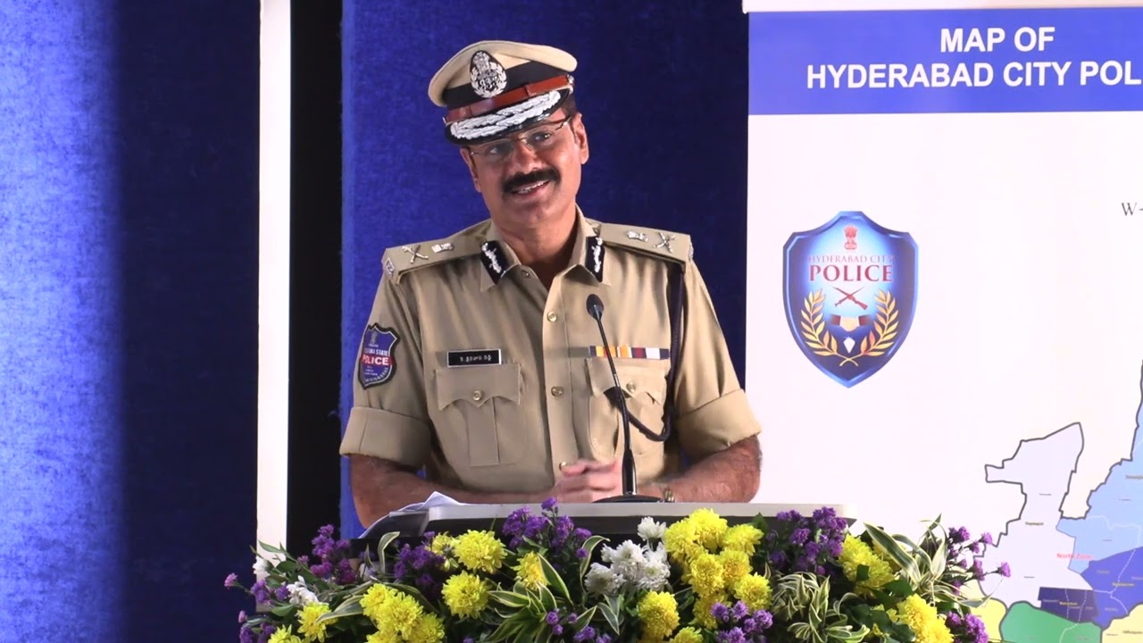 ANNUAL ROUND UP-2023- KOTHAKOTA SREENIVASA REDDY IPS CP HYD HINDI SPEECH