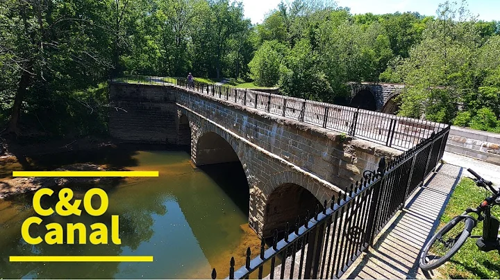 The C&O Canal Towpath -- Aqueducts and locks!  Biking Maryland