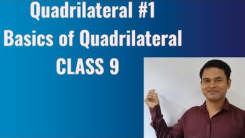 Quadrilateral # Basics of Quadrilateral # sum of interior angle of a quadrilateral is 360 deg # math