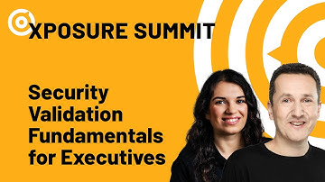 XPOSURE 2023 | Security Validation Fundamentals for Executives | Ran Tamir & Yuval Lazar, Pentera