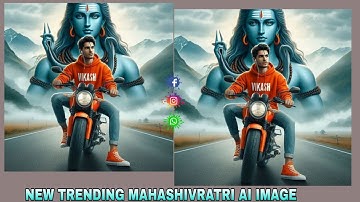 How To Create 3d Trending Mahashivratri Ai Image // Viral Mahashivratri Ai image kaise banaye #video