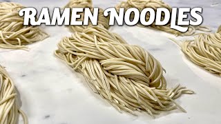 How to make REAL Ramen Noodles Recipe (with ramen springiness) | Impossibly Kosher