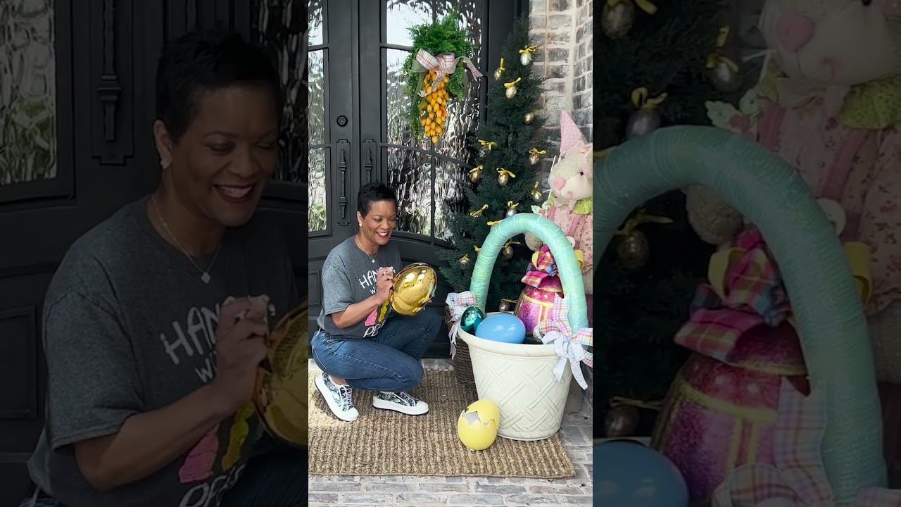 Easy Outdoor Easter Decor DIY Ideas: Transform Your Outdoor Space! 🐇🧺