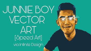 Junnie Boy Vector Art [Speed Art] ✓ Via Infinite Design