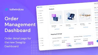 Order Management Dashboard using Tailwind CSS | Speed Code