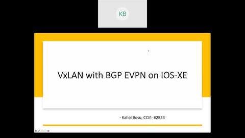 Cisco VxLAN with BGP EVPN Part 2 Underlay and L2VNI configuration on IOS-XE