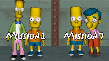 The Simpsons Hit & Run - Level 2 in REVERSED ORDER Mod