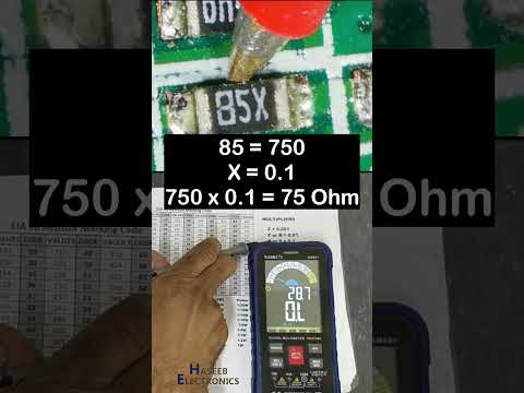 85X Marking On SMD Resistor EIA96 Marking Explained Shorts