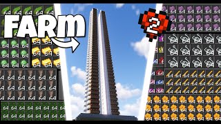 I made 21 Automatic Farms in Hardcore Minecraft