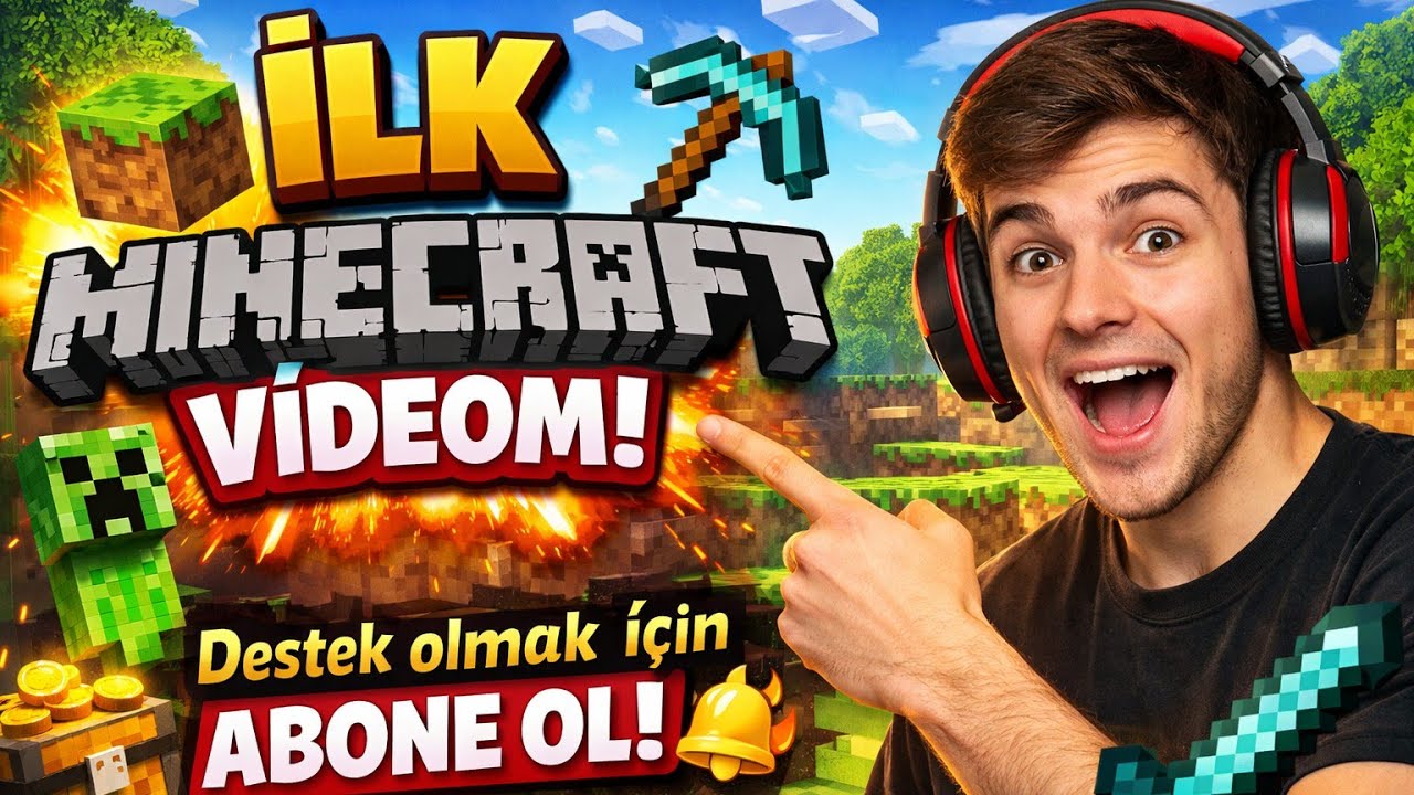 İlk Minecraft videom 