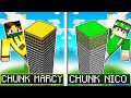CHUNK MARCY vs CHUNK NICO - Minecraft ITA *DISTRUZIONE*