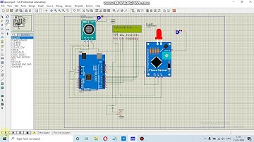 Gas sensor just demo video proteus
