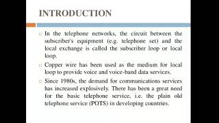 Wireless local loop (WLL)