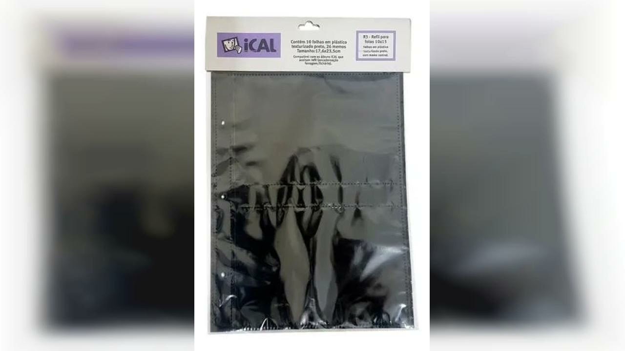 Resenha: Refil R3 10x15 10 Unidades Ical Folha Preta