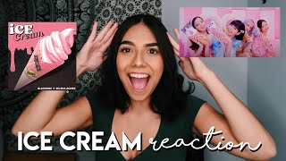 Hi everyone! welcome back to a brand new video! i am so excited about
this video because as you can tell it is me reacting the music 'ice
cream'...