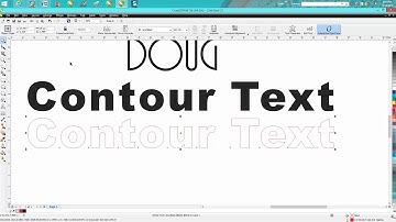 Corel Draw Tips & Tricks Making your font bolder even if it