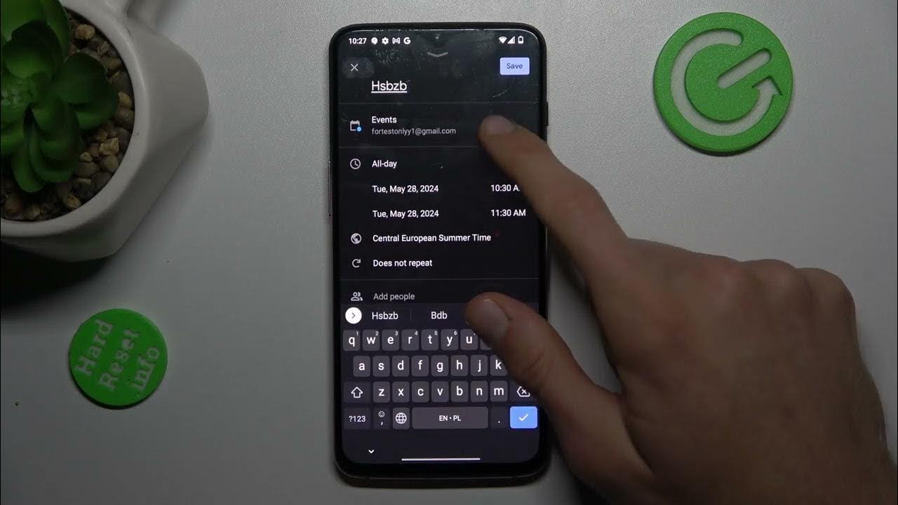 How to Add an Event to Calendar on OnePlus 6T YouTube