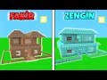 FAKİR VİLLA VS ZENGİN VİLLA 😱 - Minecraft