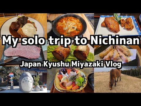 My solo trip to Nchinan(Miyazaki) /Japan Kyushu Vlog  #Japan #Kyushu #Vlog