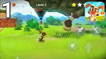 SUPER RABBIT WORLD Gameplay Part 1 (Android & iOS)