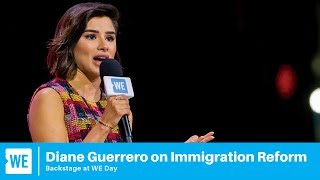 Diane Guerrero on the need for immigration reform - WE Day Backstage