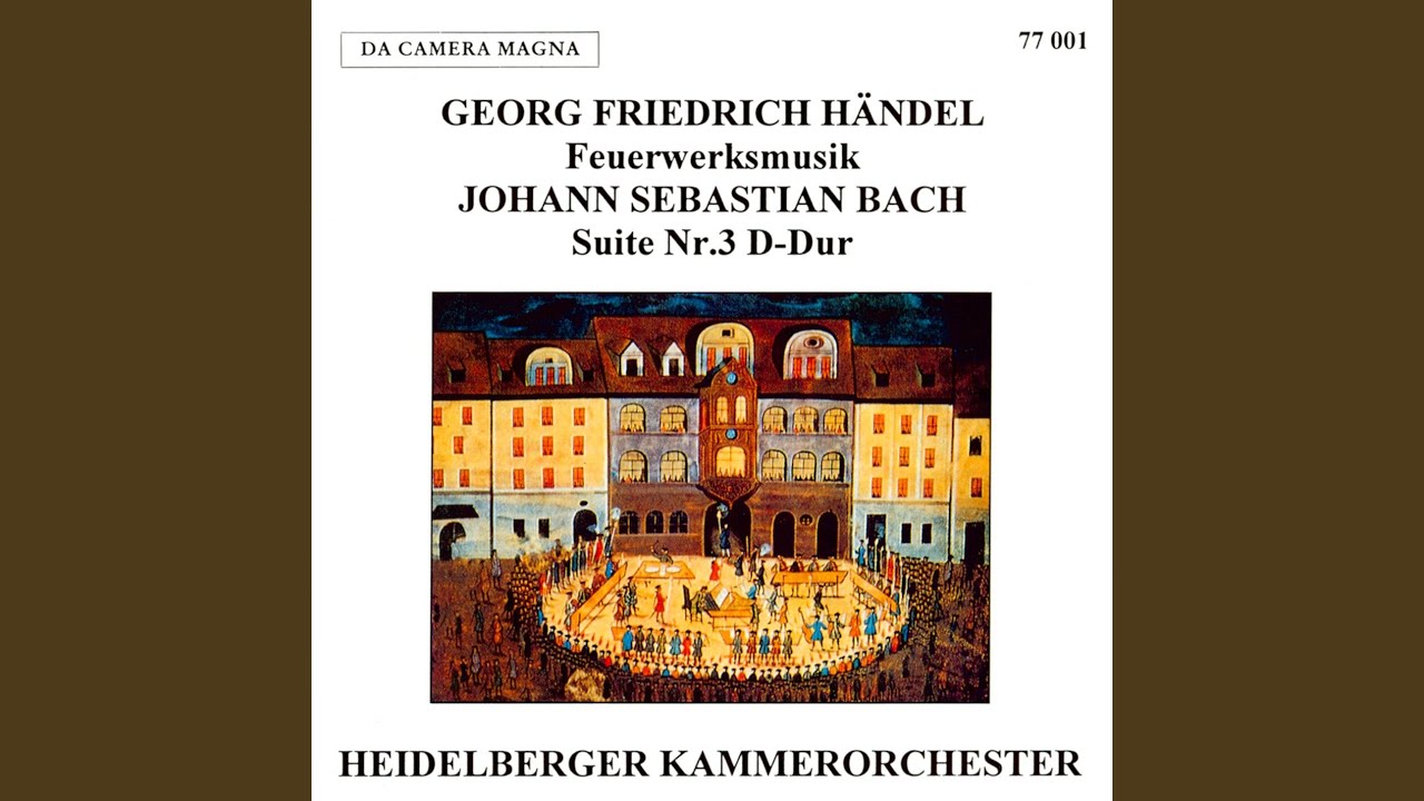Watch Orchestral Suite No. 3 in D Major, BWV 1068: IV. Bourrée on YouTube