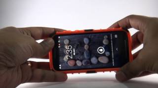 Moto E Defender Armour Case With Kick Stand Demonstration