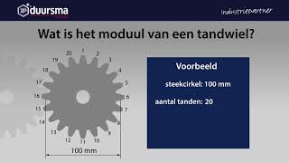 tiener scannen Acht Wat is het moduul van een tandwiel?