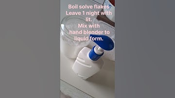 How to make liquid soap from a soap bar? Easy DIY