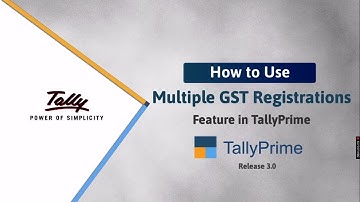 Multi GST Enable with Multi GSTIN TallyPrime 3 0