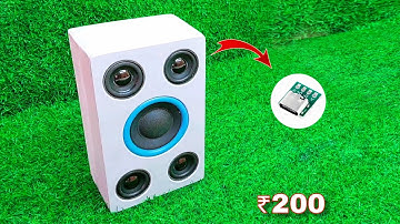 40Watt Bluetooth Speaker using PVC Pipe || DIY Bluetooth Speaker